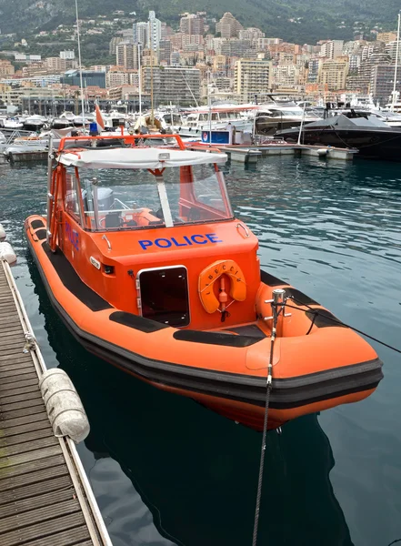 Monaco - Polizia motoscafo — Foto Stock