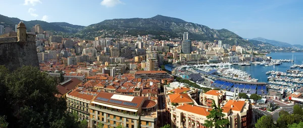 Mônaco - Panorama de Monte Carlo — Fotografia de Stock