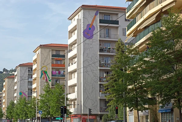 Niza - Arquitectura de edificios de nuevo distrito — Foto de Stock