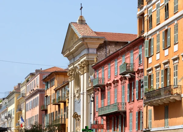 Ciudad de Niza - Arquitectura de edificios — Foto de Stock