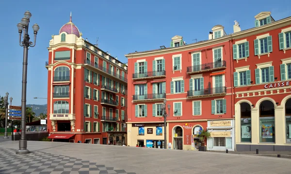 City of Nice - Architecture of Place Massena — Stock Photo, Image