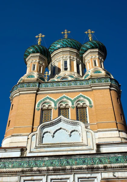 Nice - Російської Православної Церкви — стокове фото