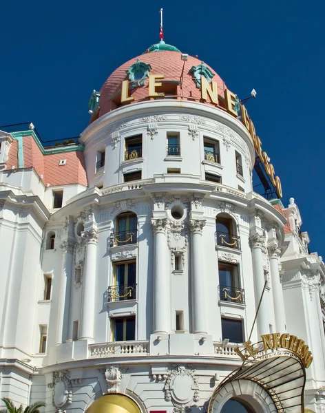 Ciudad de Niza - Hotel Negresco — Foto de Stock