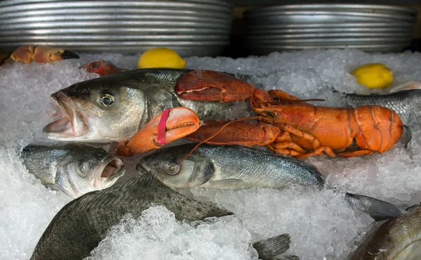 Seafood market — Stock Photo, Image