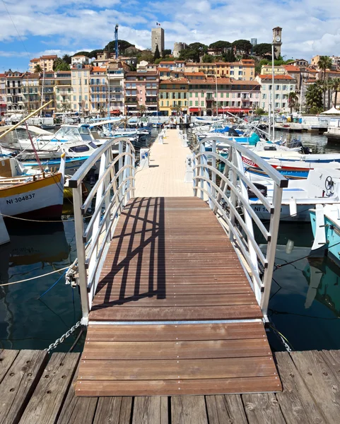 Cannes - weergave van Le Suquet — Stockfoto