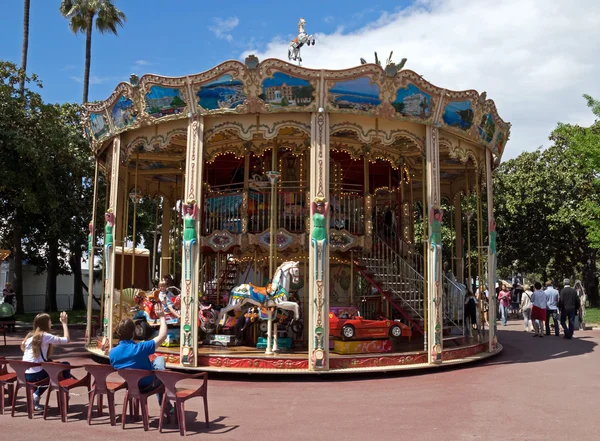 Cannes - carrousel — Stockfoto