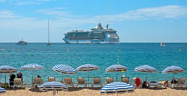 Cannes - Beach — Stok fotoğraf