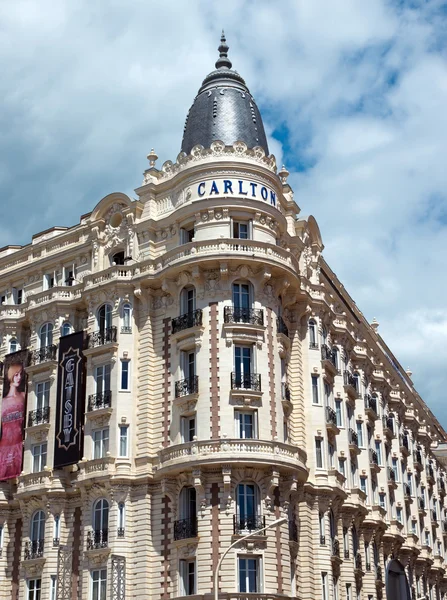 Cannes - luxusní hotel Carlton — Stock fotografie