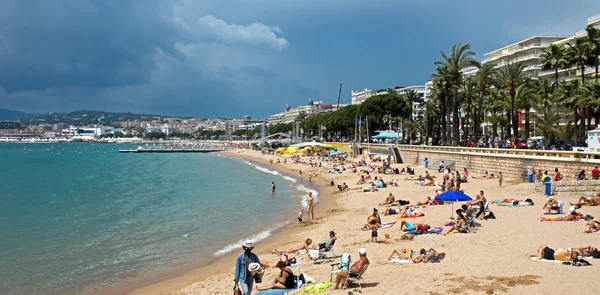 Cannes - Beach — Stock Photo, Image