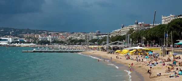 Cannes - Beach — Stock Photo, Image