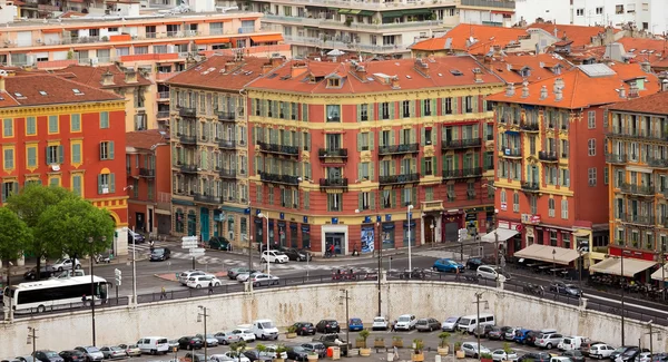 Stad van Nice - het platform in de buurt van Port de Nice — Stockfoto