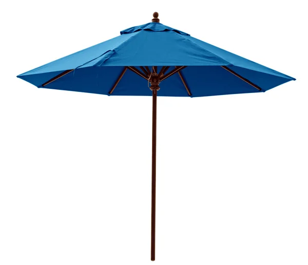 Blauwe parasol — Stockfoto