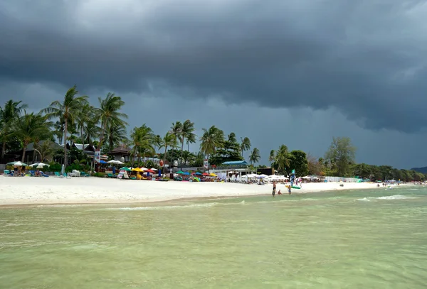Beach before storm — Stock Photo, Image