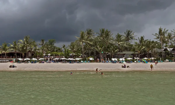 Beach before storm — Stock Photo, Image