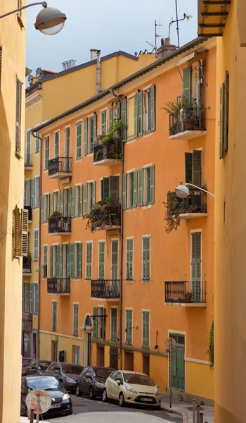 Ciudad de Niza - Arquitectura del casco antiguo — Foto de Stock