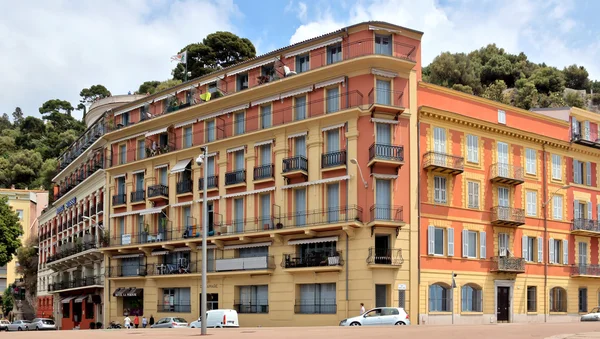 Πόλης της Νίκαιας - αρχιτεκτονική κατά μήκος της Promenade des Anglais — Φωτογραφία Αρχείου