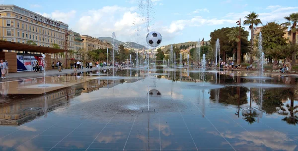 City of Nice - Lovely fountain — Stock Photo, Image