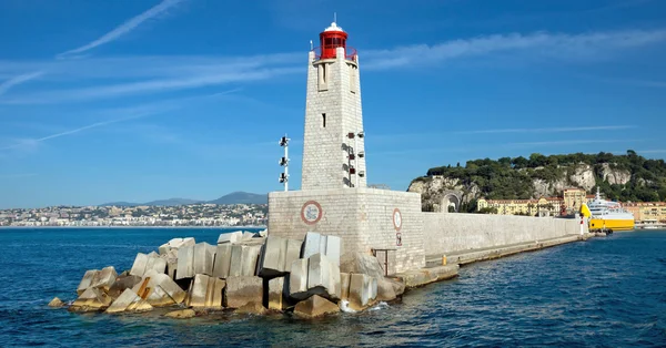 Cidade de Nice - Farol — Fotografia de Stock