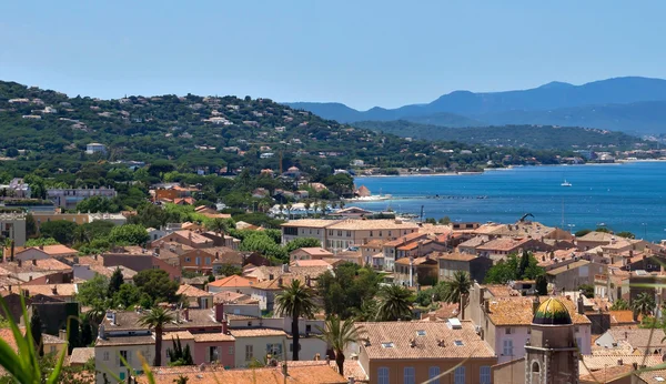 Saint Tropez - Architecture of city from above — Stock Photo, Image