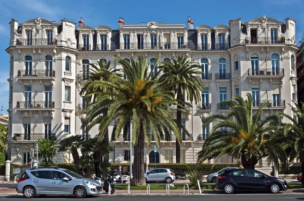 Město Nice - architektura podél promenády des Anglais — Stock fotografie