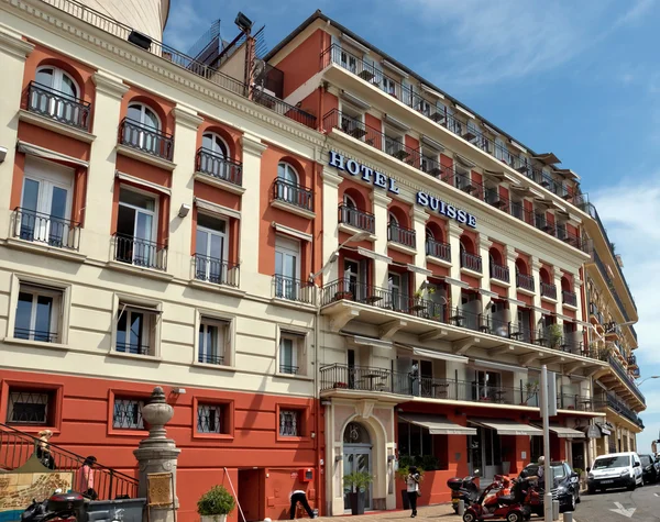 Město Nice - architektura podél promenády des Anglais — Stock fotografie