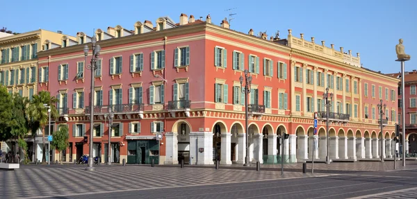 Città di Nizza - Architettura di Piazza Massena — Foto Stock