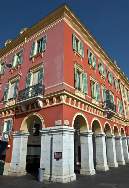 Ciudad de Niza - Arquitectura de Place Massena — Foto de Stock