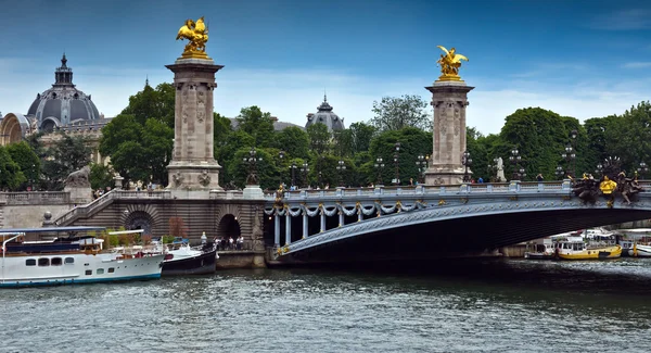 Paříž - most Alexandre Iii — Stock fotografie