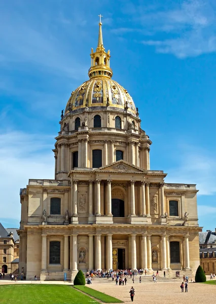 París - Hospital Les Invalides y cúpula capilla — Foto de Stock