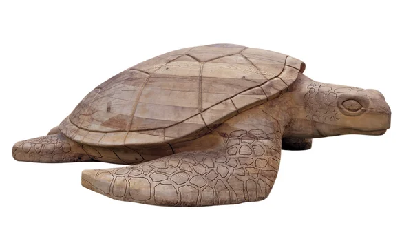 木制的海龟 — 图库照片