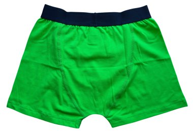 Male underwear - Green clipart