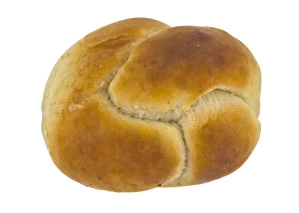 Pequeno pão fresco isolado — Fotografia de Stock