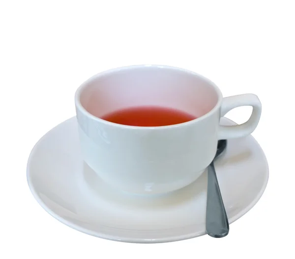 Cup of red fruit tea — Stock Photo, Image