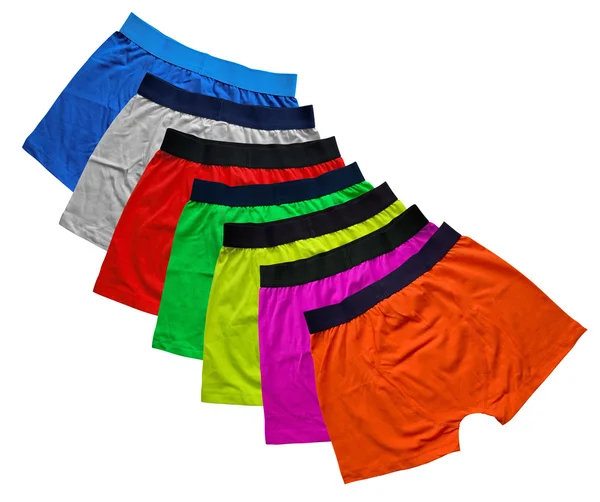 Mužské barevné prádlo — Stock fotografie