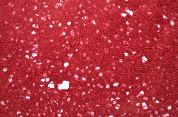 Struttura di carta con fibre - rosso — Foto Stock