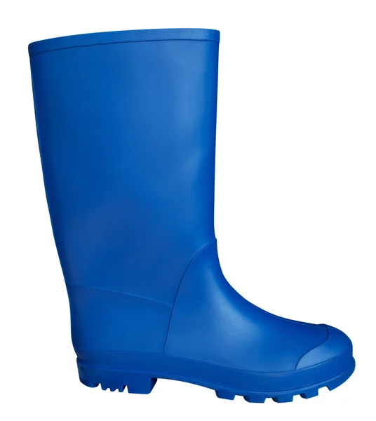 Rubber boot - blue — Stock Photo, Image