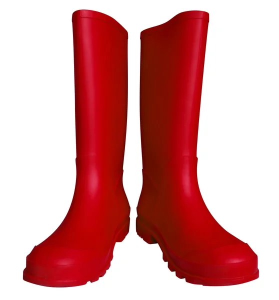 Bottes en caoutchouc - rouge — Photo