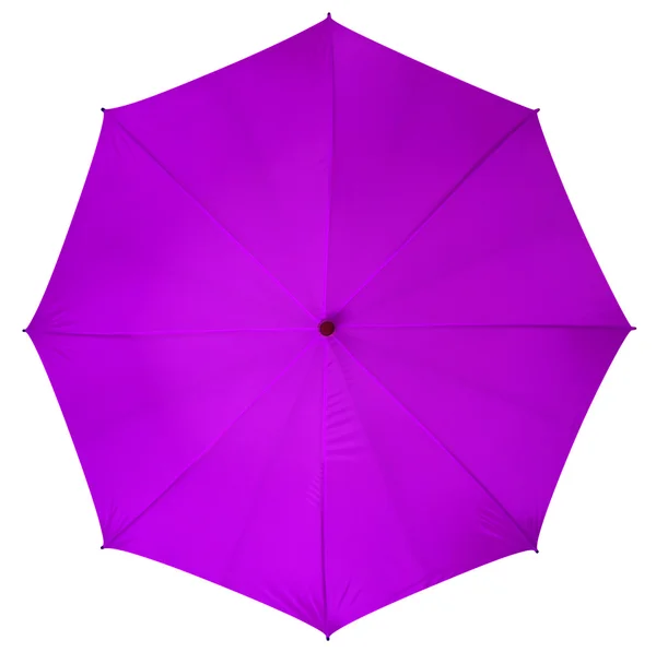 Фиолетовый зонтик изолирован — стоковое фото