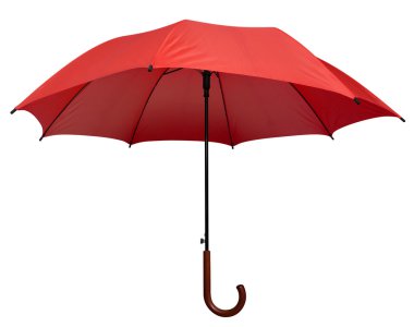 Umbrella - Red isolated clipart