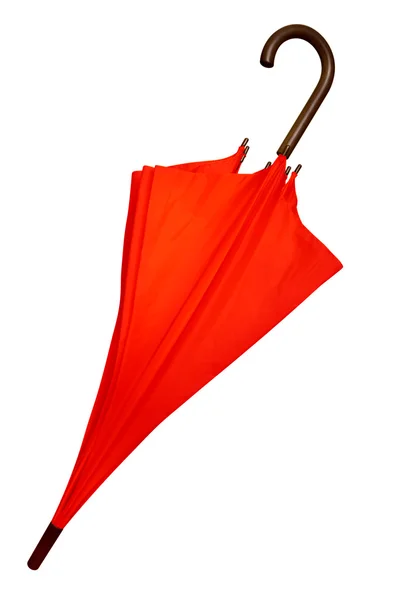 Esernyő - piros elszigetelt — Stock Fotó