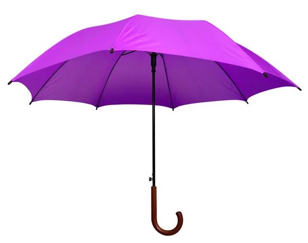 Regenschirm - violett isoliert — Stockfoto