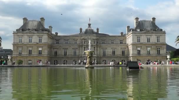 París - Palacio de Luxemburgo — Vídeos de Stock