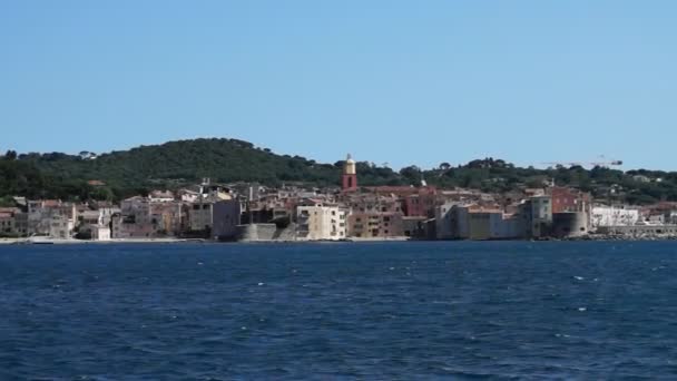 Saint Tropez - Vista panorámica — Vídeo de stock