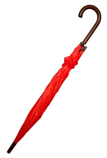 Skládací deštník - červený — Stock fotografie