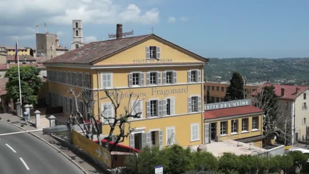 Grasse - parfumerie fragonard fabriek — Stockvideo