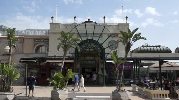 Монако - казино кафе de paris — стокове відео