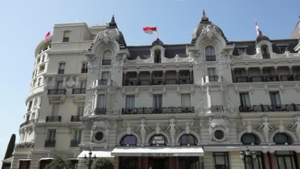 Monaco - Hotel de Paris — Vídeo de Stock