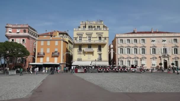 Monaco - vue de face au Palais — Video