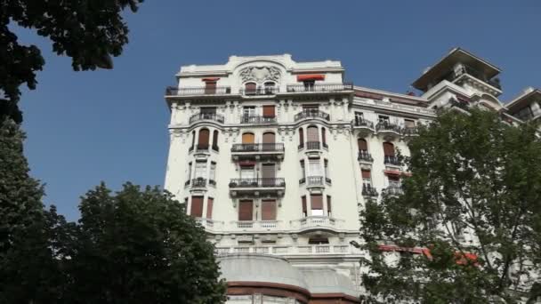 Arquitetura da cidade de Nice, França . — Vídeo de Stock