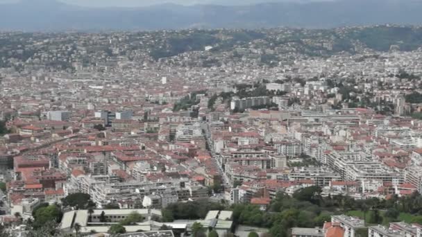 City of Nice from above — Stock Video